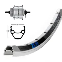Winora Exal Zx 19 Dynamo Shimano Dh3d72 6b Disc Rennrad-vorderrad Winora Exal Zx 19 Dynamo Shimano Dh3d72 6b Disc Rennrad-vorderrad