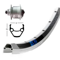 Winora Exal Zx 19 Dynamo Shimano Dh3d72 Cl Disc Vorderrad Winora Exal Zx 19 Dynamo Shimano Dh3d72 Cl Disc Vorderrad