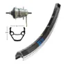 Winora Exal Zx 19 Skid Shimano Nexus 7s Rennrad-hinterrad, Black / silver, 10 x 130mm