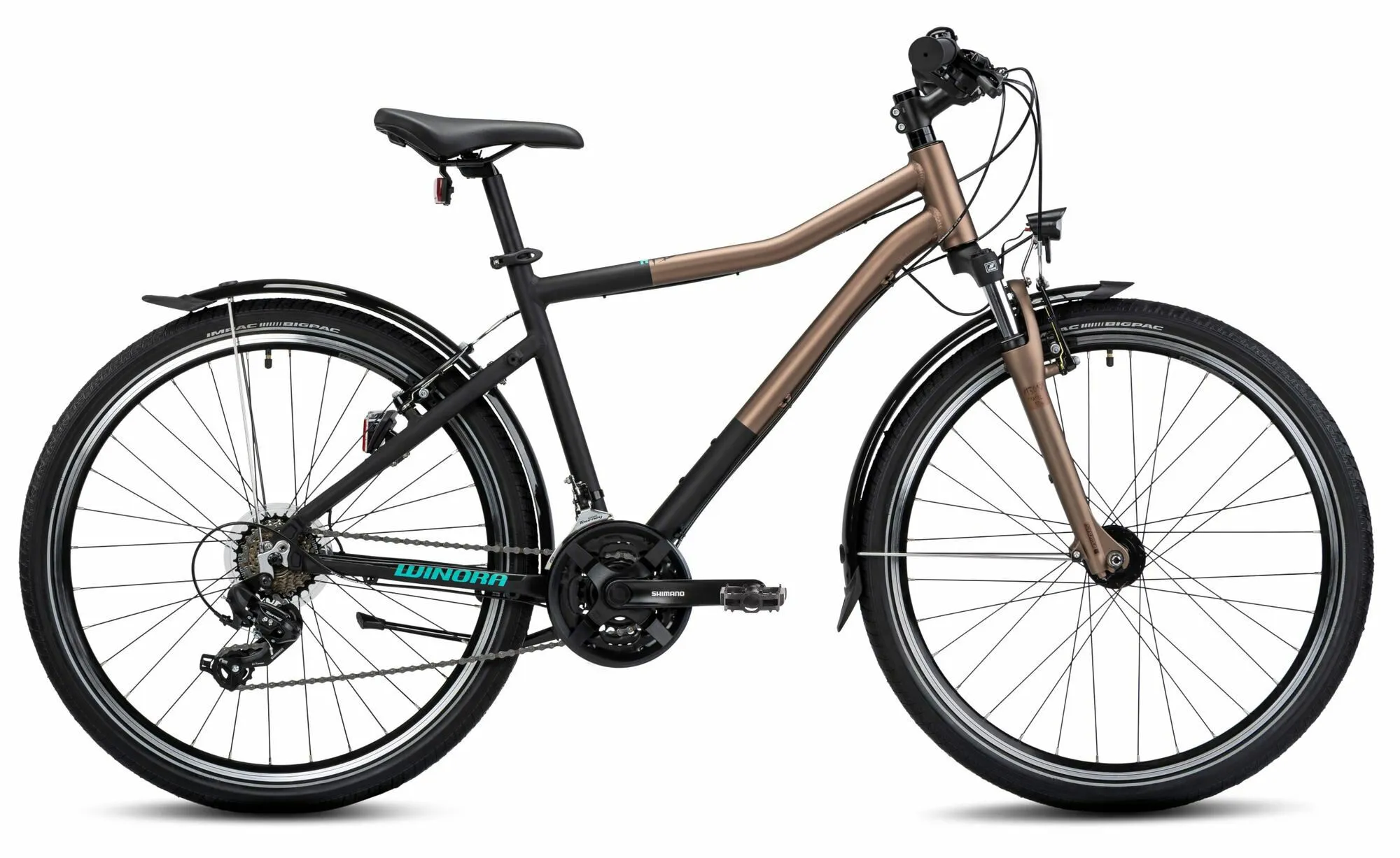 Winora Rage 26 Black/Bronce matte 26" Diamant Winora Rage 26 Black/Bronce matte 26" Diamant