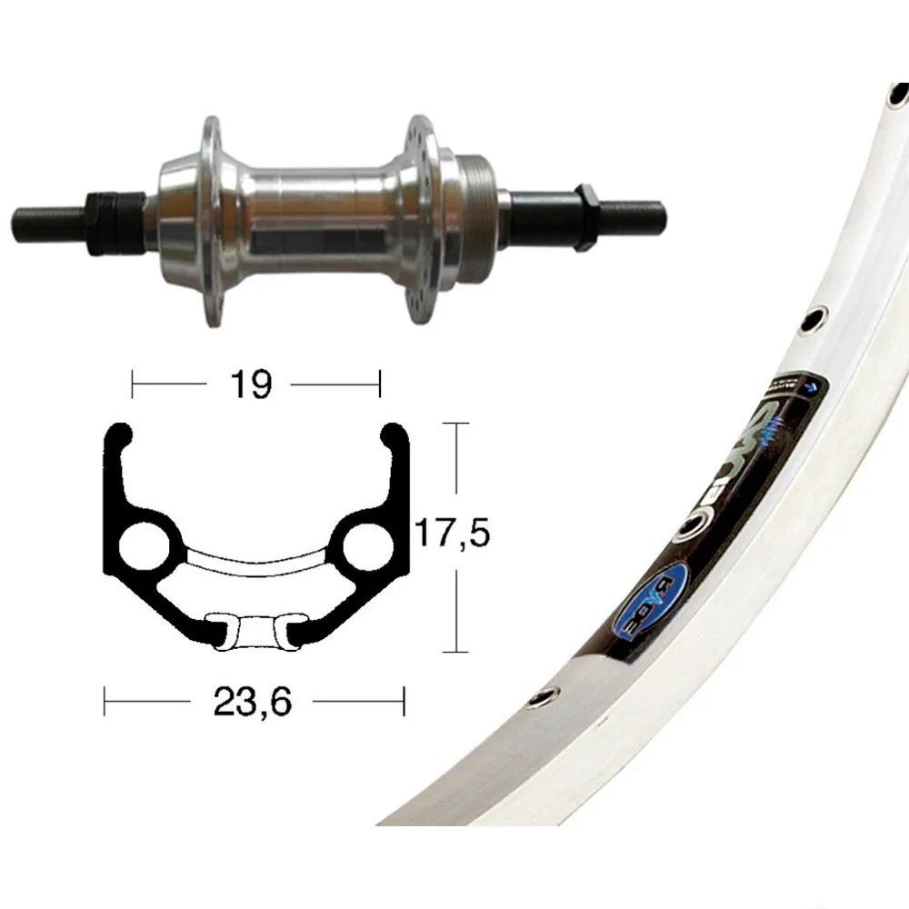 Winora Rigida Zac 19 6-7s Hinterrad Winora Rigida Zac 19 6-7s Hinterrad