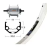 Winora Rigida Zac 19 Dynamo Shimano Dh3n31 Rennrad-vorderrad, Silver, 9 x 100mm