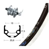 Winora Rigida Zac 19 Qr Dynamo Shimano Dh3n72 Rennrad-vorderrad Winora Rigida Zac 19 Qr Dynamo Shimano Dh3n72 Rennrad-vorderrad