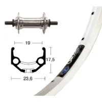 Winora Rigida Zac 19 Rennrad-vorderrad Winora Rigida Zac 19 Rennrad-vorderrad