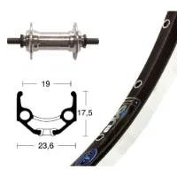 Winora Rigida Zac 19 Rennrad-vorderrad Winora Rigida Zac 19 Rennrad-vorderrad