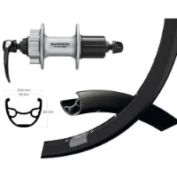 Winora Ryde Rival 19 Disc 6a Qr Shimano Deore 29´´ Hinterrad Winora Ryde Rival 19 Disc 6a Qr Shimano Deore 29´´ Hinterrad