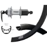 Winora Ryde Rival 19 Disc 6a Qr Shimano Deore 29´´ Hinterrad, Black / silver, 10 x 135mm