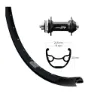 Winora Ryde Rival 19 Disc Cl Qr Shimano Deore Xt 29´´ Vorderrad, Black / silver, 9 x 100mm