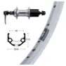 Winora Ryde Zac 19 700 Shimano Acera T3000 8s Hinterrad, Silver, 10 x 135mm