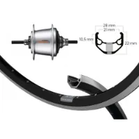 Winora Ryde Zac 421 700 Shimano Nexus 7s Hinterrad Winora Ryde Zac 421 700 Shimano Nexus 7s Hinterrad