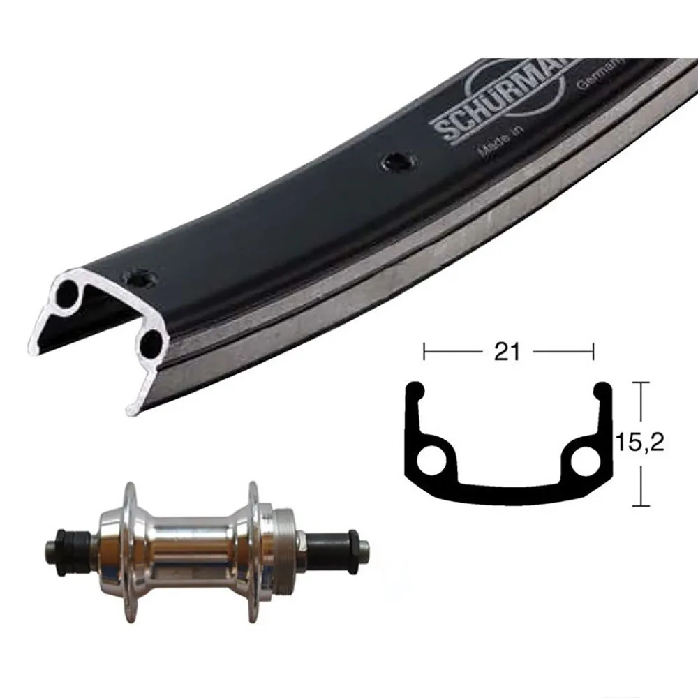 Winora Schurmann Sport Qr 6-7s 26´´ Hinterrad, Black / silver, 10 x 135mm Winora Schurmann Sport Qr 6-7s 26´´ Hinterrad, Black / silver, 10 x 135mm