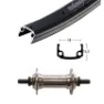Winora Schurmann Sport Rennrad-vorderrad, Black, 9 x 100mm