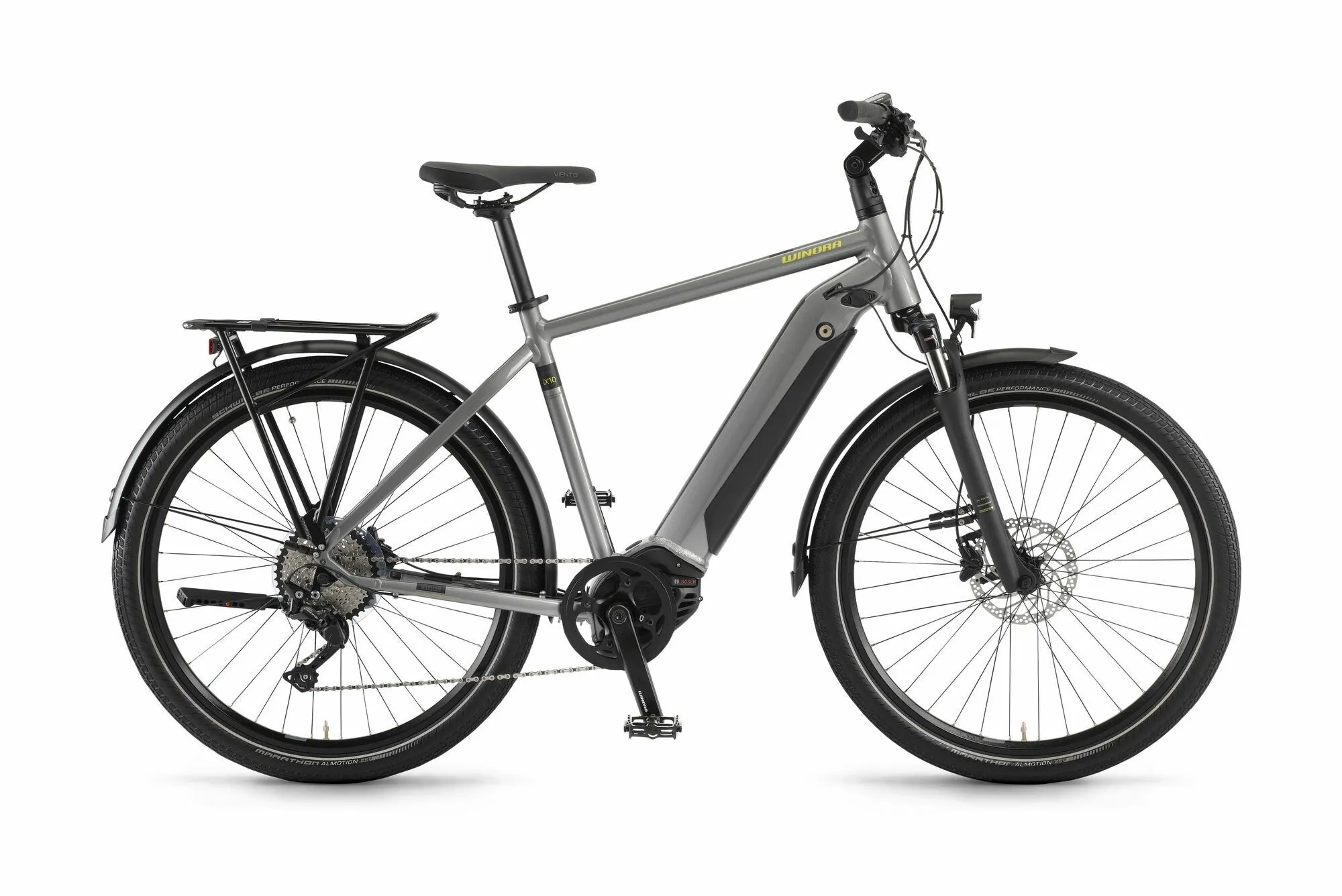 Winora Sinus iX10 Concrete 27,5" 500 Wh Diamant, Grau, 48cm Winora Sinus iX10 Concrete 27,5" 500 Wh Diamant, Grau, 48cm