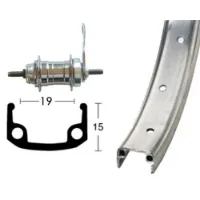 Winora Skid 1s 20´´ Hinterrad Winora Skid 1s 20´´ Hinterrad