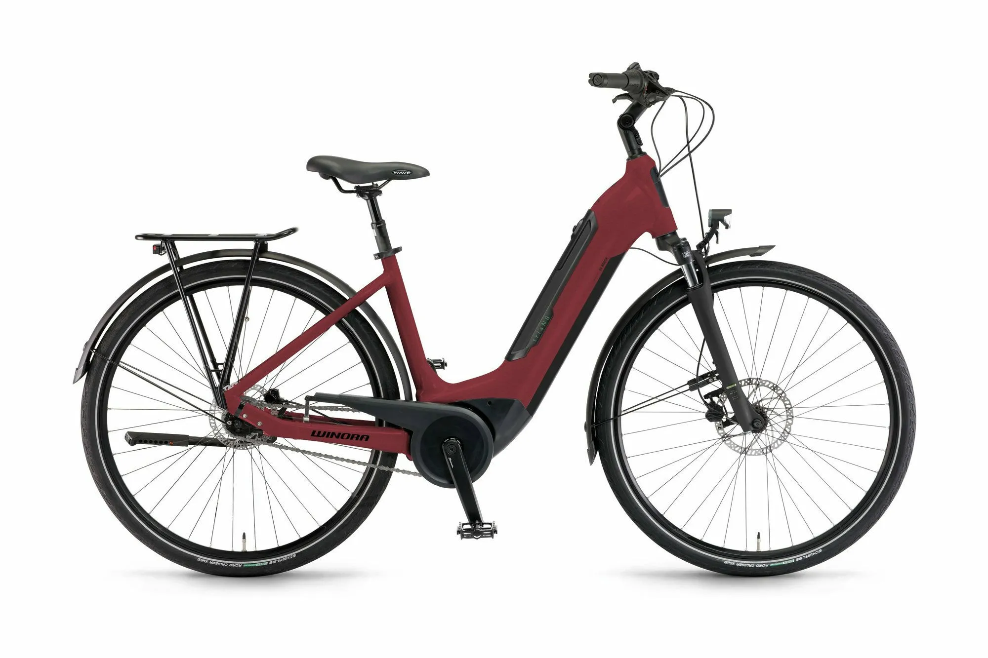 Winora Tria N8 classic red 28" 500 Wh Wave Winora Tria N8 classic red 28" 500 Wh Wave