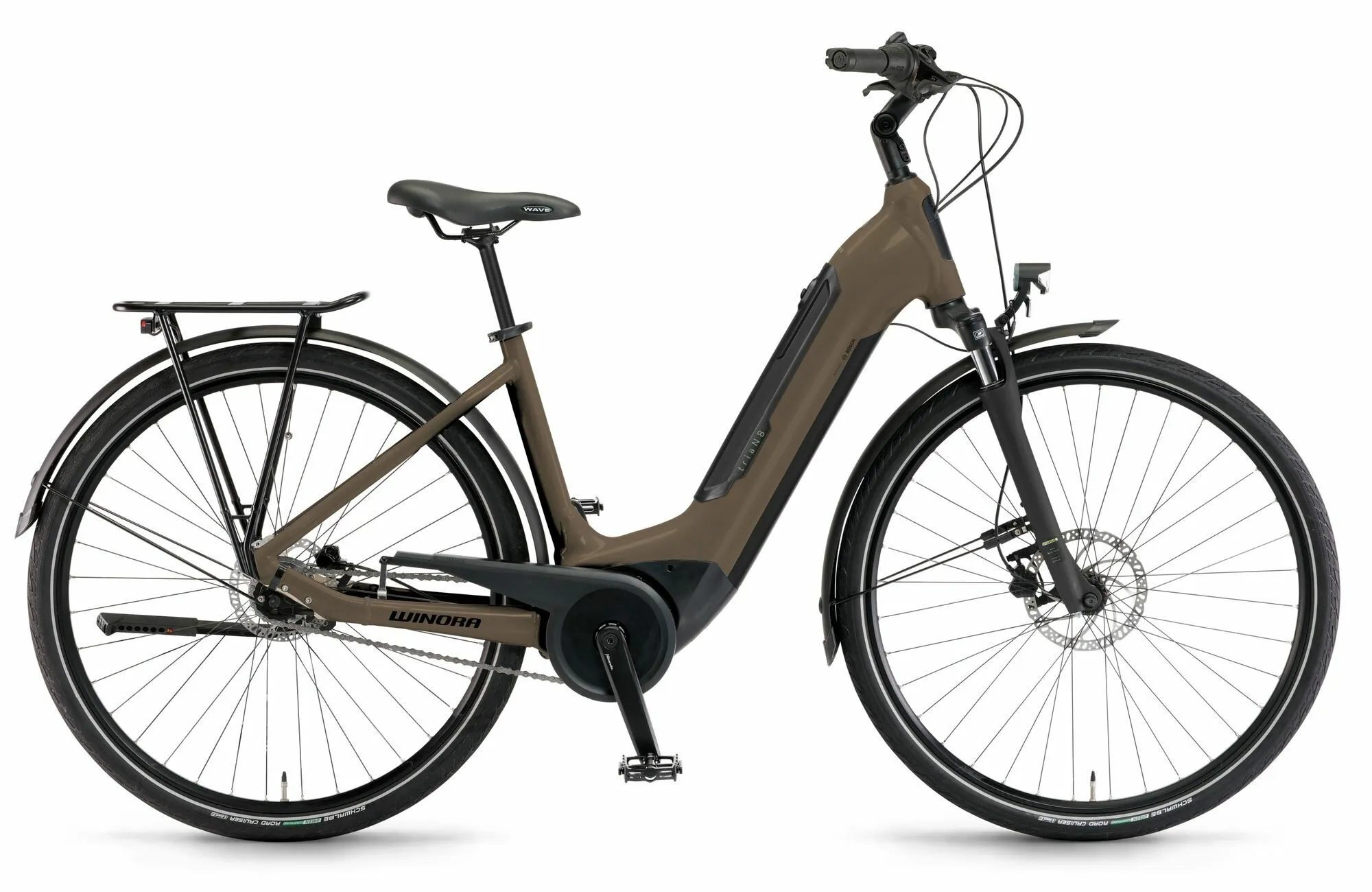 Winora Tria N8 E espresso matt 28" 500 Wh Wave Winora Tria N8 E espresso matt 28" 500 Wh Wave