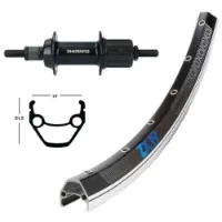Winora Ty500 7s Exal Zx 19 Qr Hinterrad Winora Ty500 7s Exal Zx 19 Qr Hinterrad