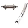 Winora Vuelta Airline 1 650c Rennrad-vorderrad, Matte silver, 9 x 100mm
