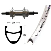 Winora Vuelta Airline 1 8-9s 650c Rennrad-hinterrad Winora Vuelta Airline 1 8-9s 650c Rennrad-hinterrad