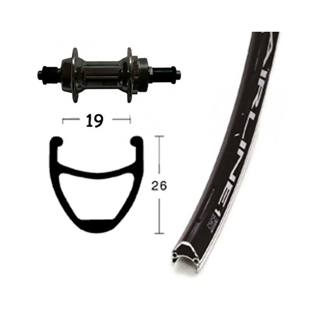 Winora Vuelta Airline 1 Qr 6-7s Hinterrad, Black, 10 x 135mm Winora Vuelta Airline 1 Qr 6-7s Hinterrad, Black, 10 x 135mm