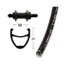 Winora Vuelta Airline 1 Qr 6-7s Hinterrad, Black, 10 x 135mm