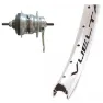 Winora Vuelta Airline 1 Shimano Nexus 7s Vorderrad, Silver, 9 x 100mm