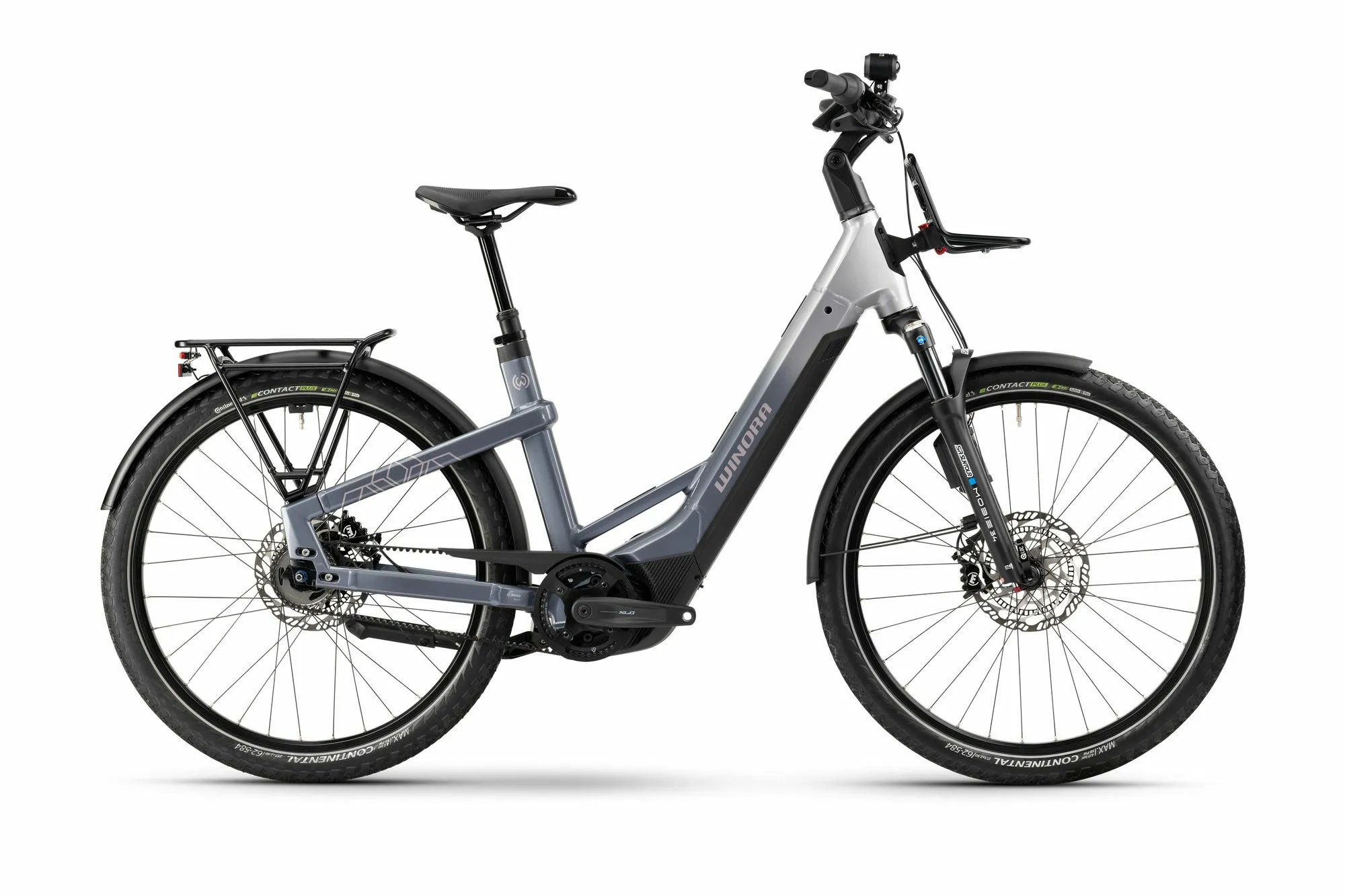Winora Yakun R5 Pro ABS downtown/haze grey-gloss 27,5" 800 Wh Wave