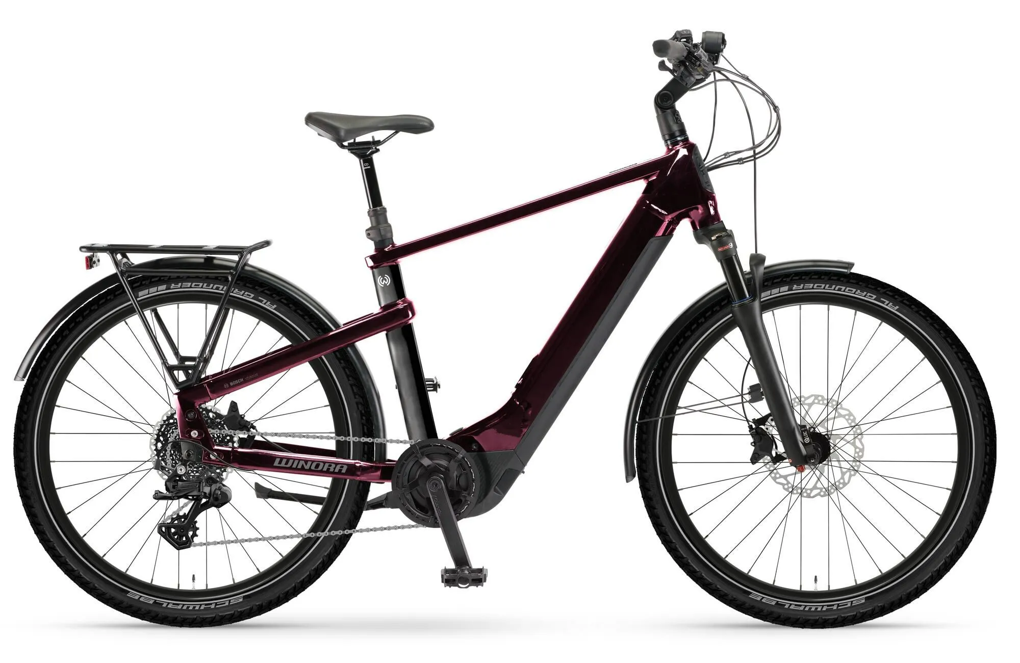Winora Yakun X10E darkred 27,5" 625 Wh Diamant