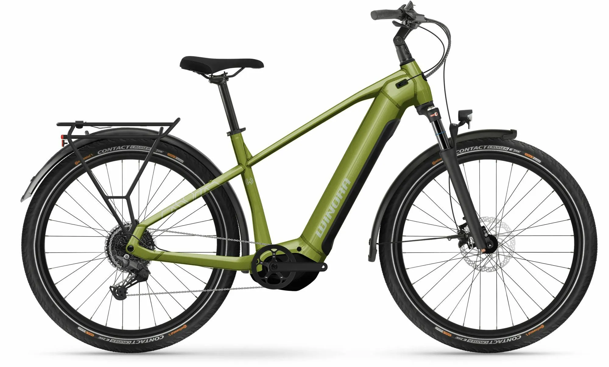 Winora Yucatan X10 touring green-gloss 27,5" 720 Wh Diamant Winora Yucatan X10 touring green-gloss 27,5" 720 Wh Diamant