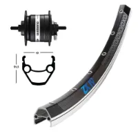 Winora Zx 19 Dynamo Shimano Dh3n31 26´´ Vorderrad Winora Zx 19 Dynamo Shimano Dh3n31 26´´ Vorderrad