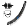 Winora Zx 19 Dynamo Shimano Dh3n31 26´´ Vorderrad, Black / silver, 9 x 100mm