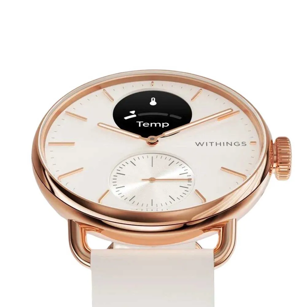 Withings Scanwatch 2 38 Mm Smartwatch, Rose gold Withings Scanwatch 2 38 Mm Smartwatch, Rose gold