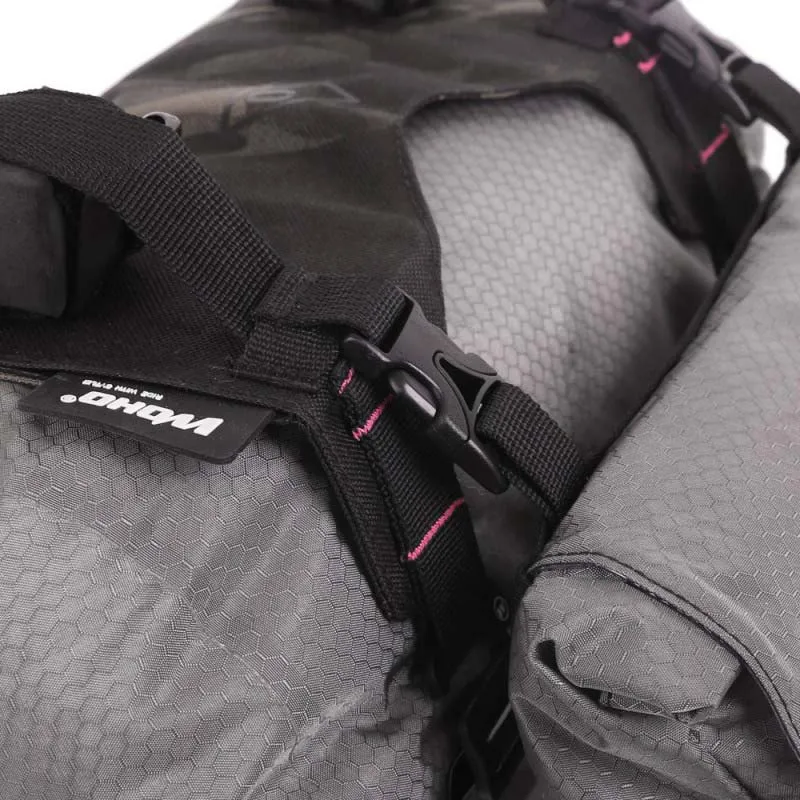 WOHO X-touring Handlebar Bag Harness Taschengurt, Black camo, One Size WOHO X-touring Handlebar Bag Harness Taschengurt, Black camo, One Size