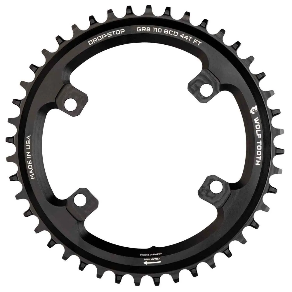 Wolf Tooth 110 BCD Asymmetric 4-Arm Kettenblatt für Shimano GRX Wolf Tooth 110 BCD Asymmetric 4-Arm Kettenblatt für Shimano GRX