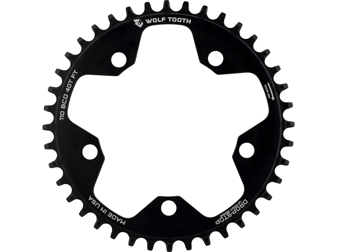 Wolf Tooth 110 BCD Gravel / CX / Road Kettenblatt Wolf Tooth 110 BCD Gravel / CX / Road Kettenblatt
