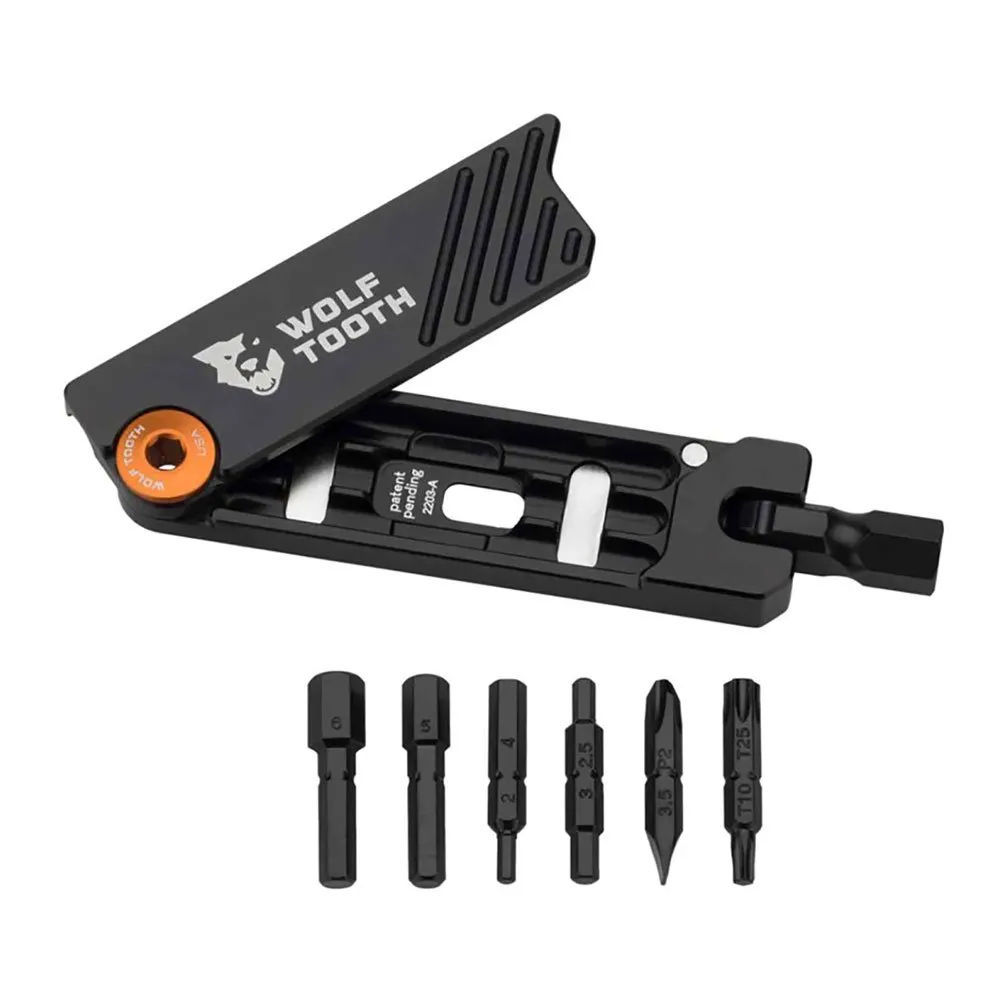 Wolf Tooth 6bit Multitool, Black, One Size Wolf Tooth 6bit Multitool, Black, One Size