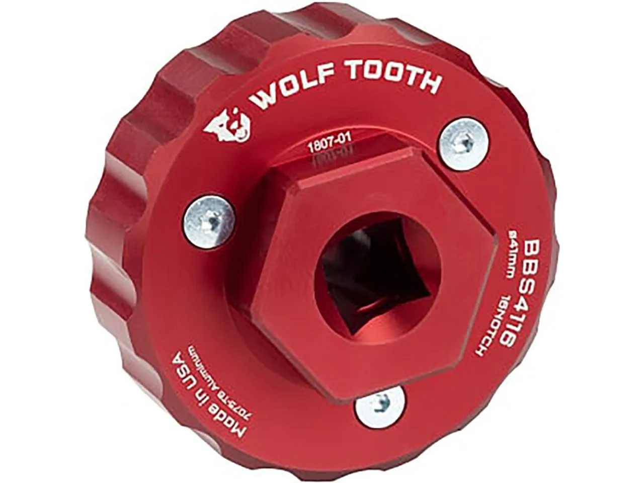 Wolf Tooth BBS4116 Innenlagerwerkzeug, Rot, one_size Wolf Tooth BBS4116 Innenlagerwerkzeug, Rot, one_size