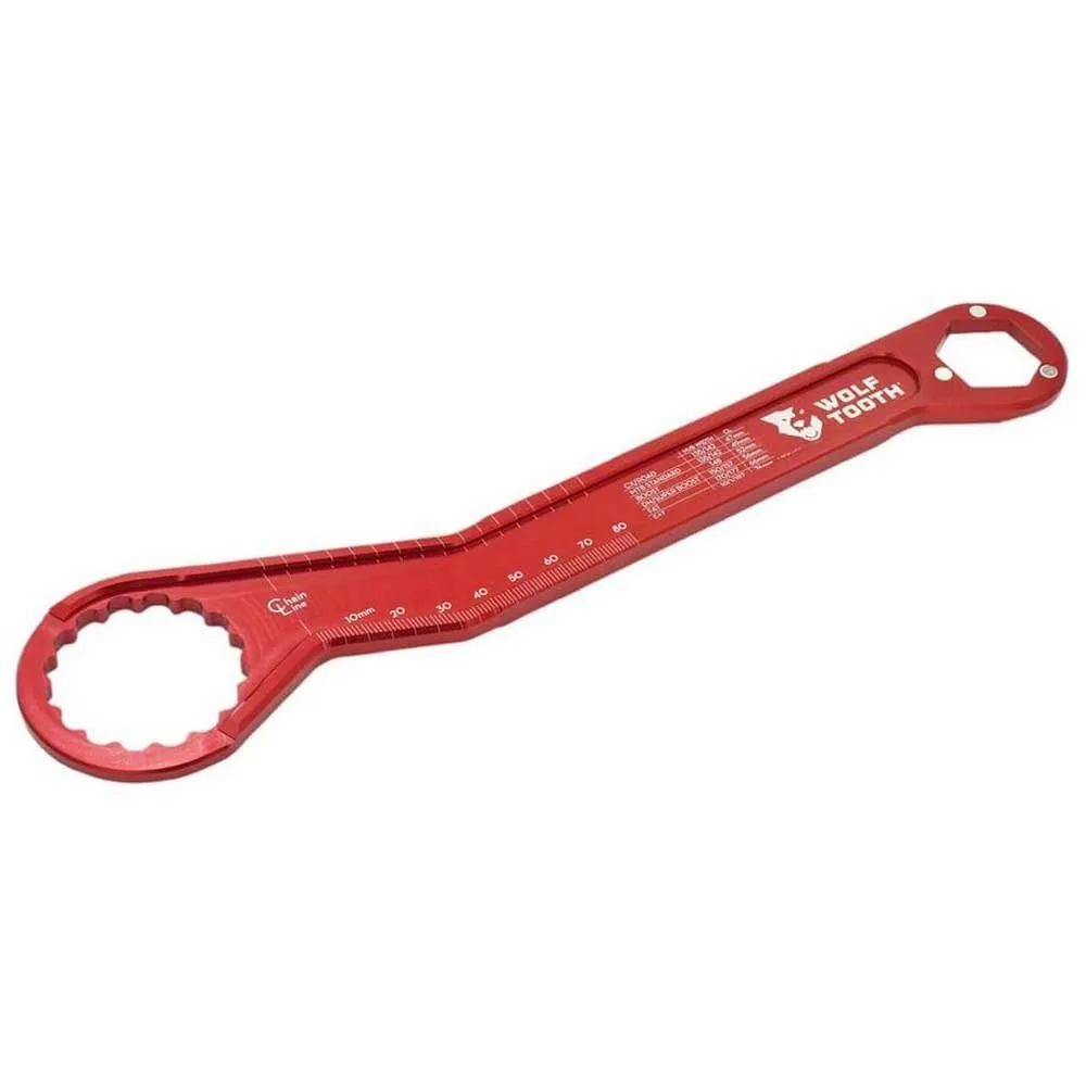 Wolf Tooth Cnc 25 Mm Tretlagerwerkzeug, Red, One Size Wolf Tooth Cnc 25 Mm Tretlagerwerkzeug, Red, One Size