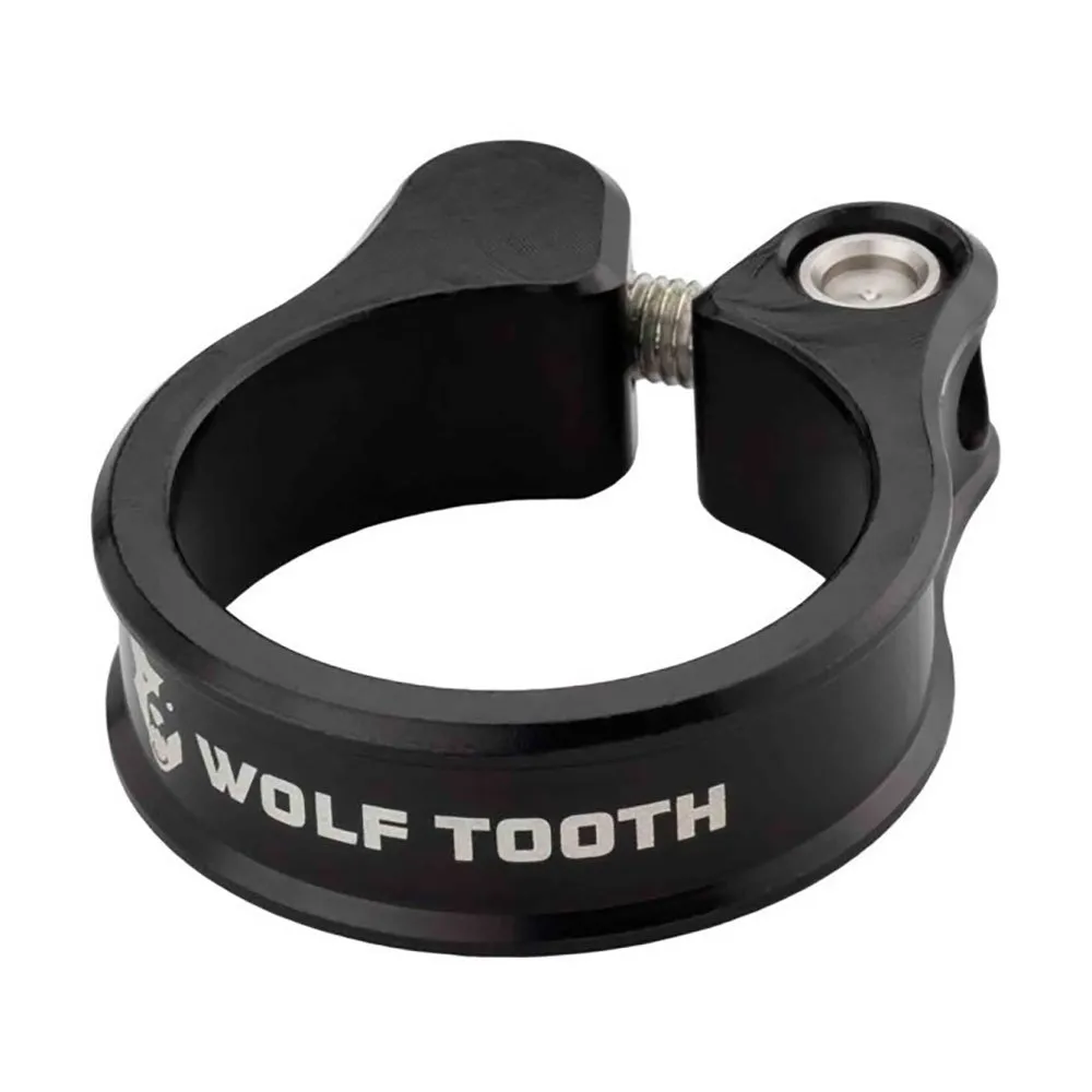 Wolf Tooth Cnc 28.6 Mm Sattelklemme, Black, One Size Wolf Tooth Cnc 28.6 Mm Sattelklemme, Black, One Size