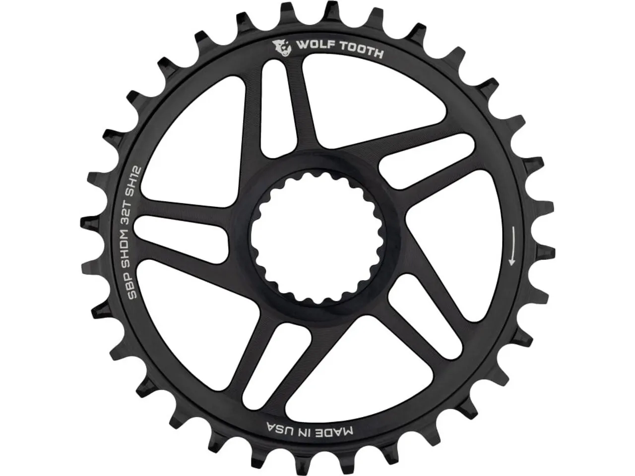 Wolf Tooth Direct Mount Boost Kettenblatt Shimano für HG+ 12-fach Kette Wolf Tooth Direct Mount Boost Kettenblatt Shimano für HG+ 12-fach Kette