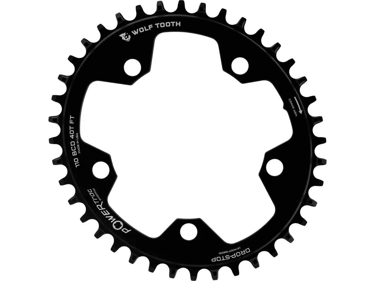 Wolf Tooth Elliptical 110 BCD Gravel / CX / Road Kettenblatt Wolf Tooth Elliptical 110 BCD Gravel / CX / Road Kettenblatt