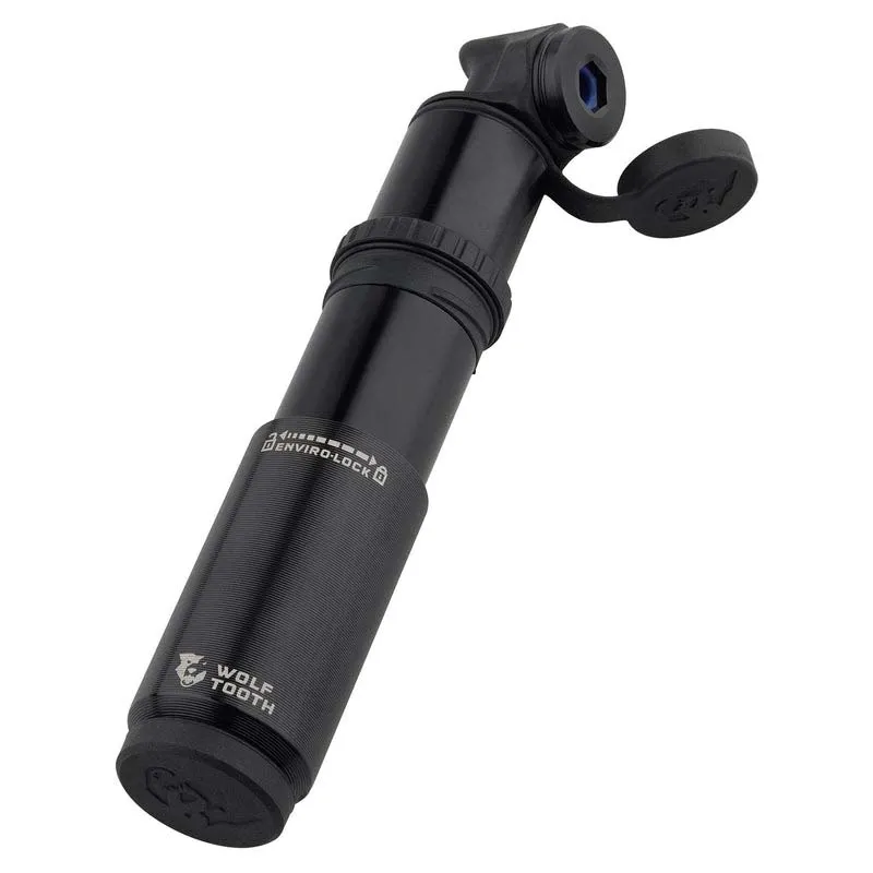 Wolf Tooth Encase 30cc Tubeless Tool Mini-pumpe, Black, One Size Wolf Tooth Encase 30cc Tubeless Tool Mini-pumpe, Black, One Size