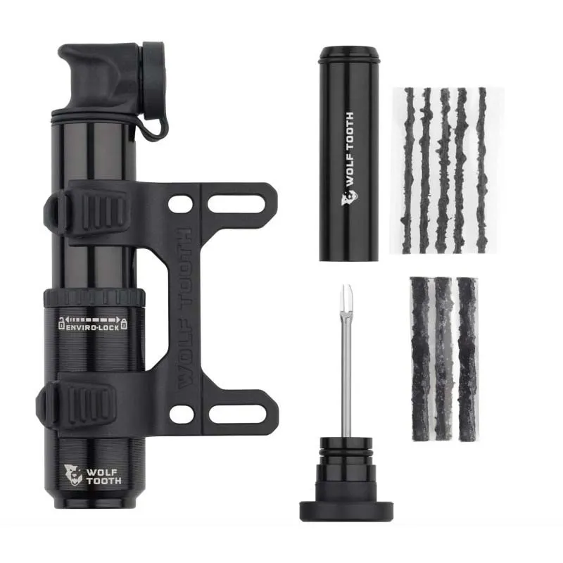 Wolf Tooth Encase 40cc Tubeless Tool Mini-pumpe, Black, One Size