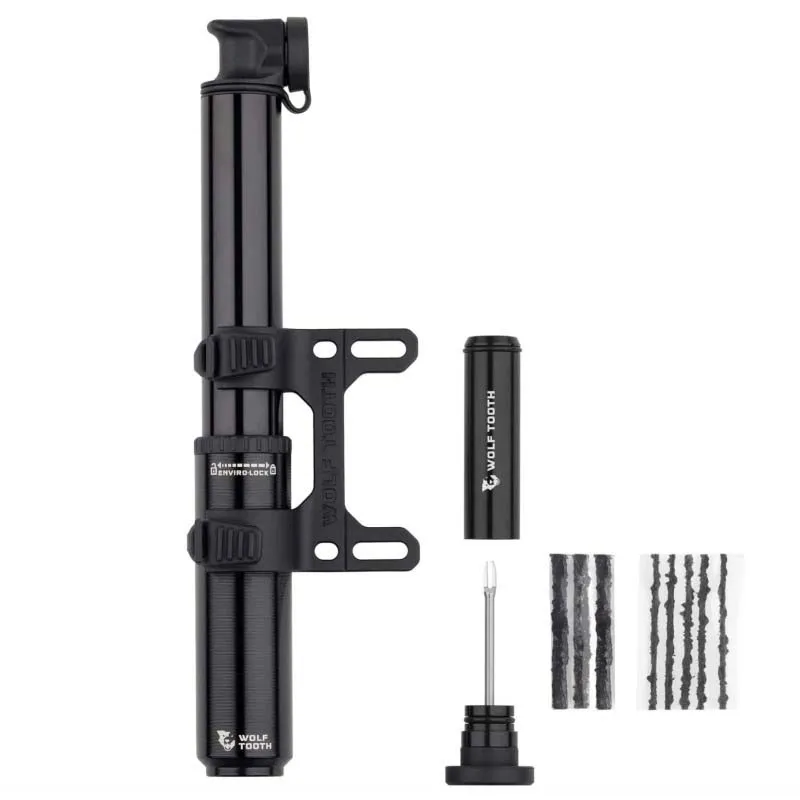 Wolf Tooth Encase 85cc Tubeless Tool Mini-pumpe, Black, One Size Wolf Tooth Encase 85cc Tubeless Tool Mini-pumpe, Black, One Size