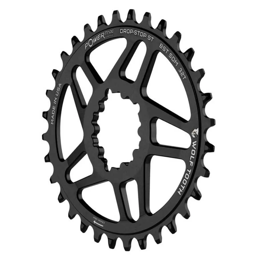 Wolf Tooth St Sram Boost Ovales Kettenblatt, Black, 30t Wolf Tooth St Sram Boost Ovales Kettenblatt, Black, 30t