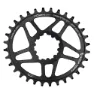 Wolf Tooth St Sram Boost Ovales Kettenblatt, Black, 30t