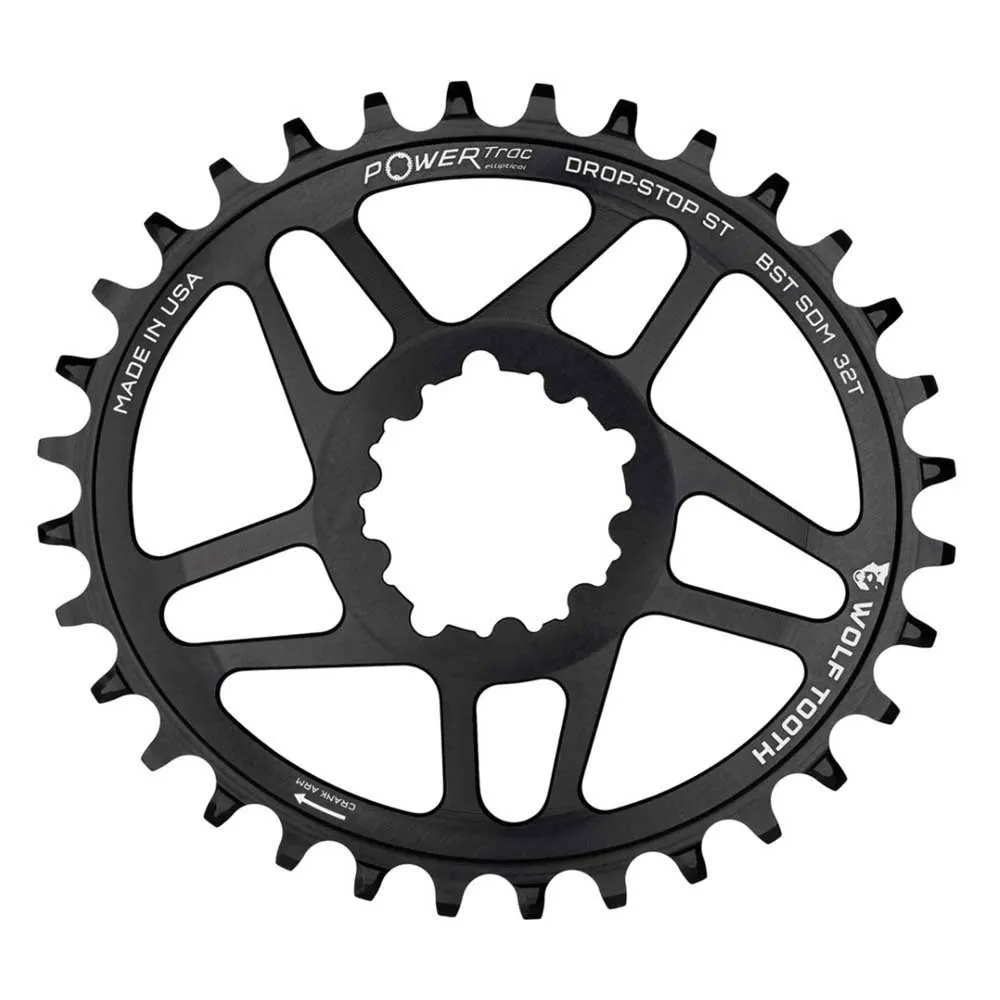 Wolf Tooth St Sram Boost Ovales Kettenblatt, Black, 30t Wolf Tooth St Sram Boost Ovales Kettenblatt, Black, 30t