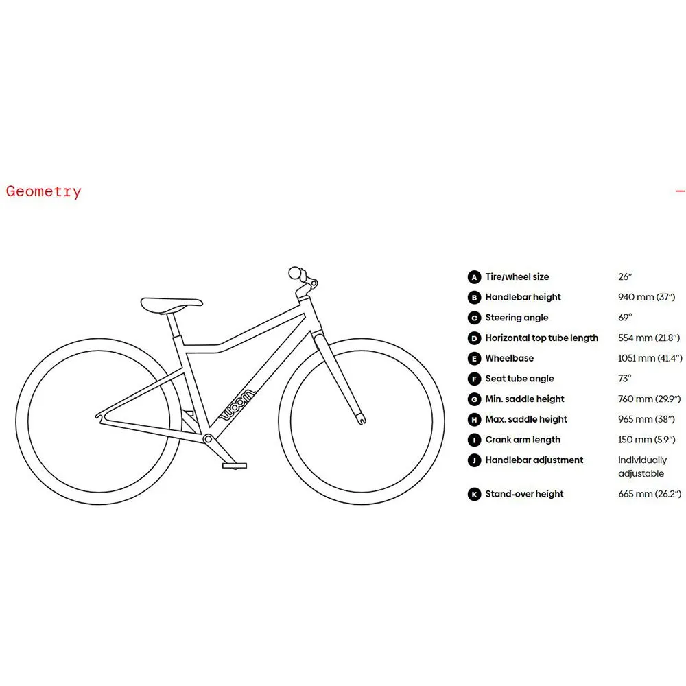 Woom Original 6 26´´ Fahrrad Woom Original 6 26´´ Fahrrad