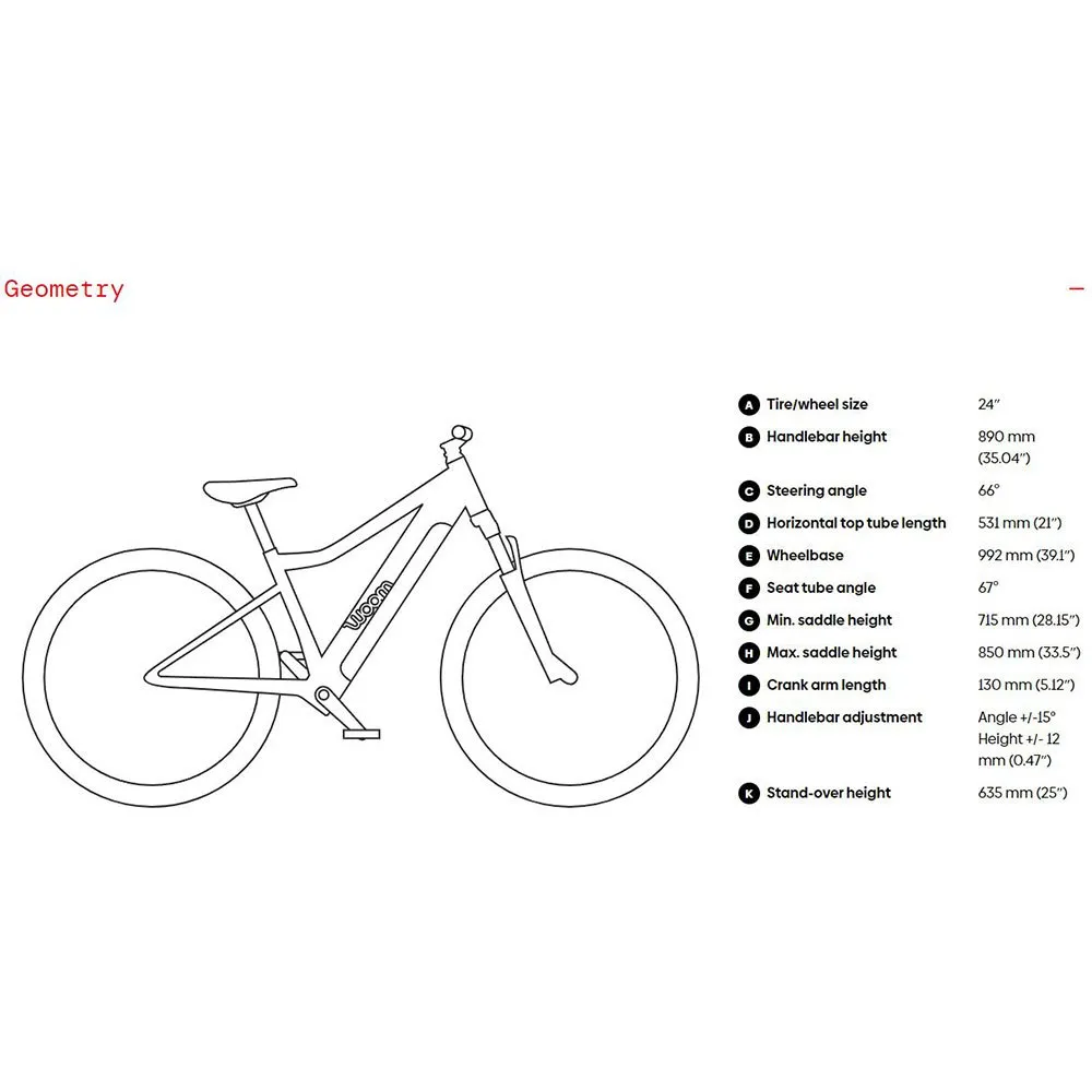 Woom Up 5 24´´ Elektrische Mountainbike, Electric blue, One Size
