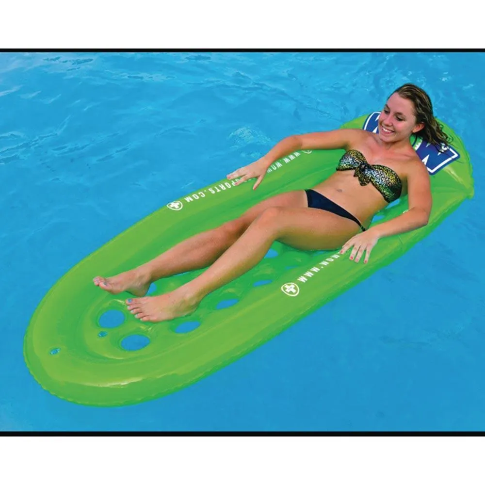 Wow Stuff Pool Float Matratze, Green, One Size Wow Stuff Pool Float Matratze, Green, One Size